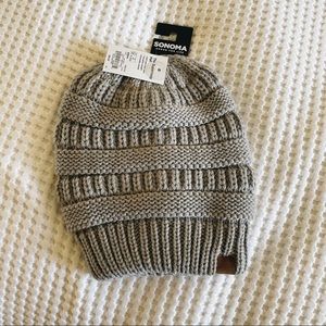 NWT Grey Knit Beanie